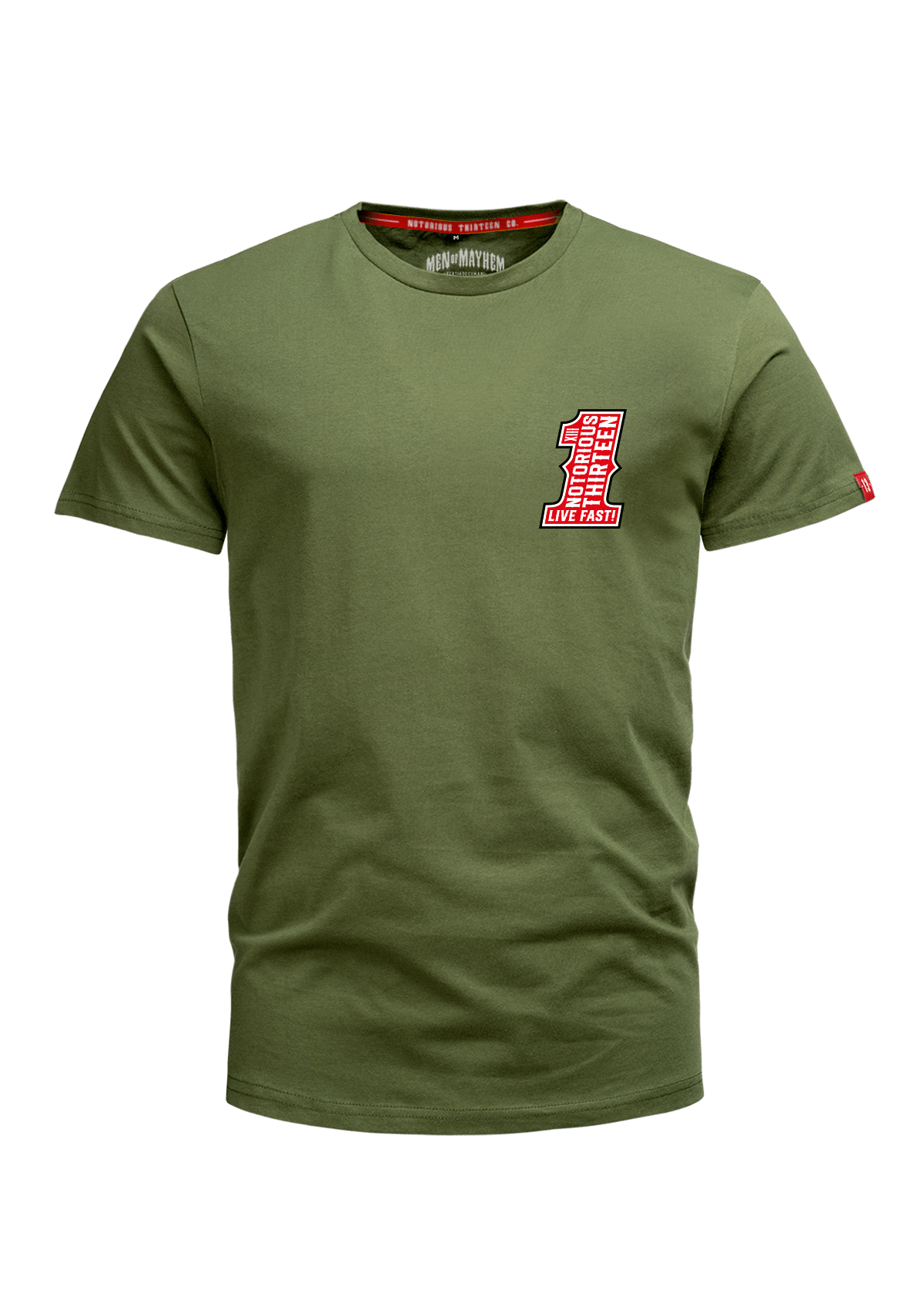 T-Shirt ONE O/R/W - MEN OF MAYHEM - ALAIKO - EXCHANGES - MM - M - 1010 - TO - ORW - Men - Oliv