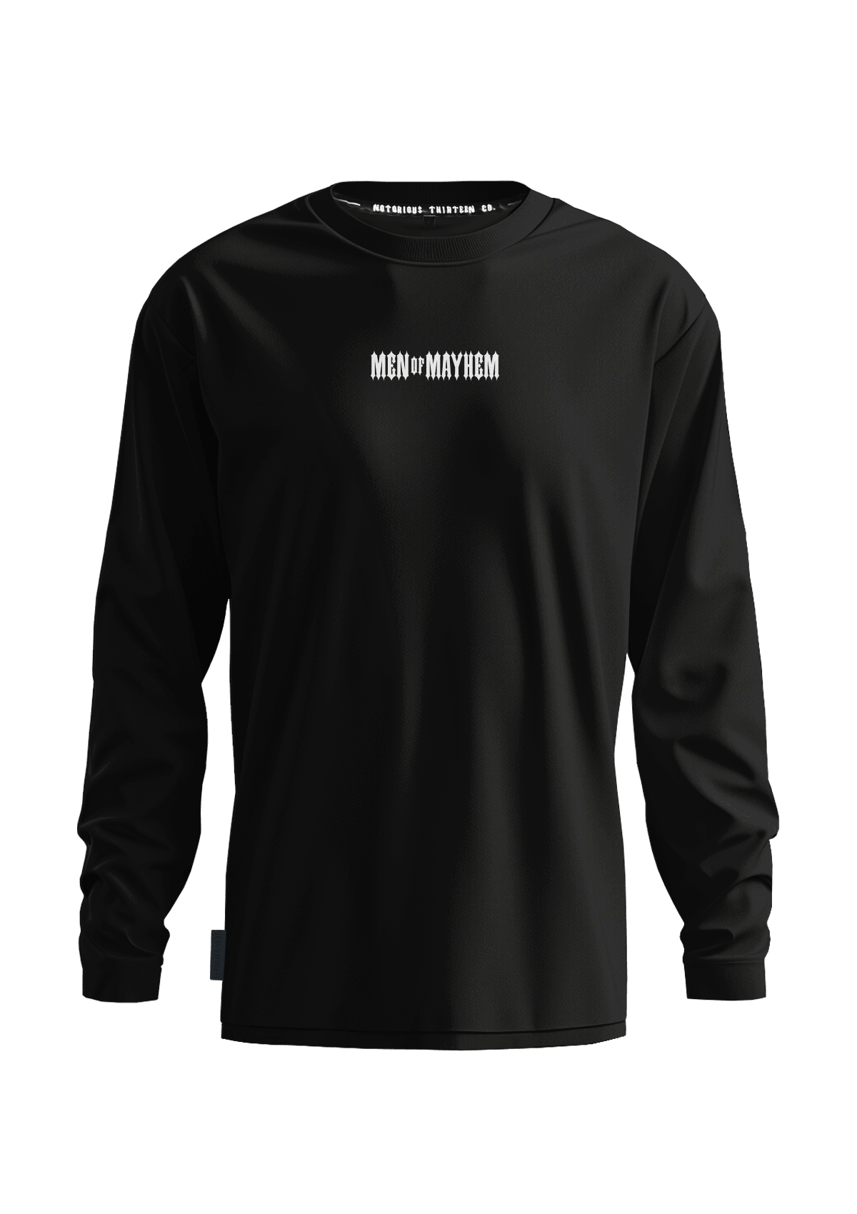 Longsleeve Classic S/W - MEN OF MAYHEM - black - Herren - Longsleeve