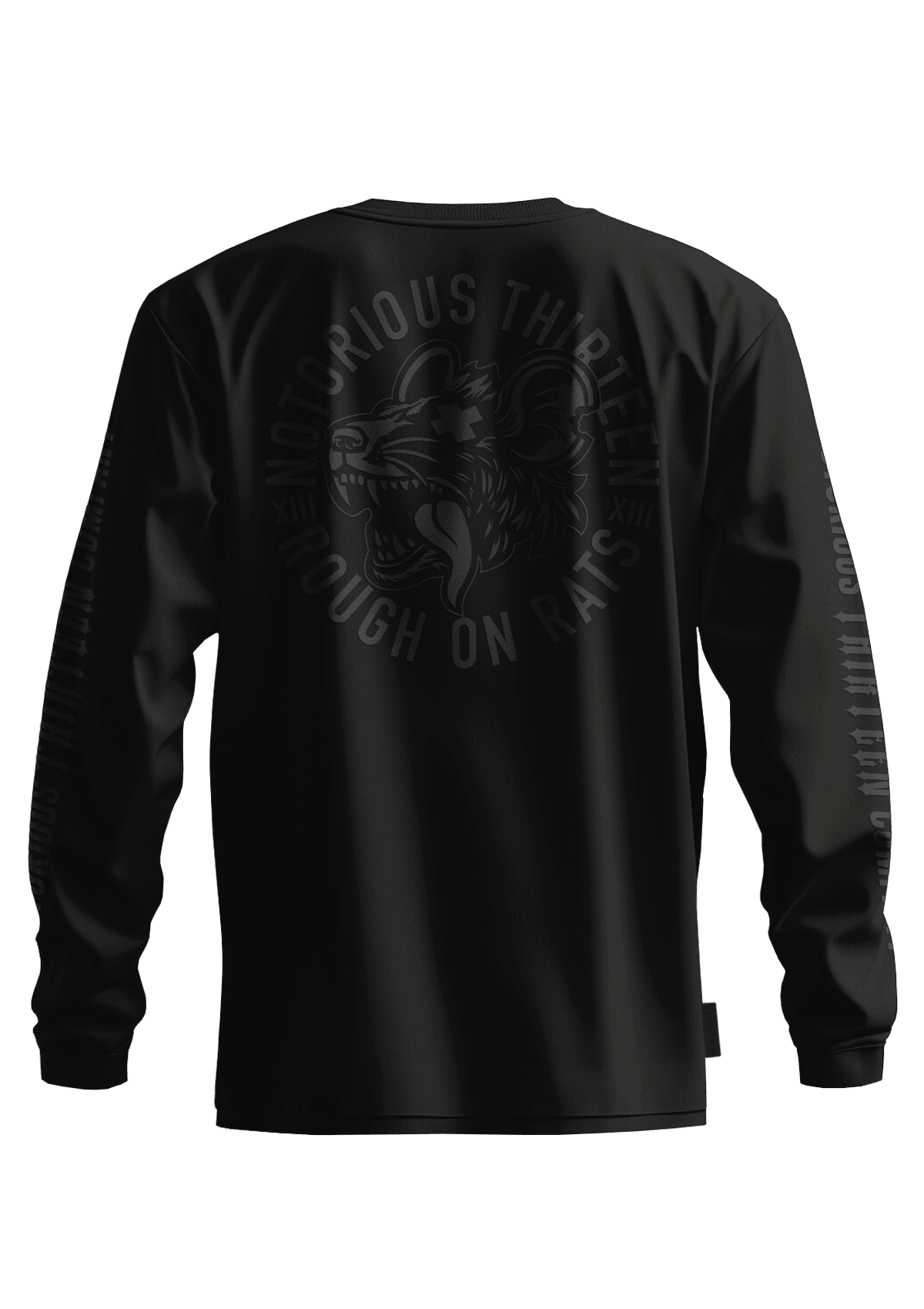 Longsleeve Dead Rat B/B - MEN OF MAYHEM - black - Herren - Longsleeve
