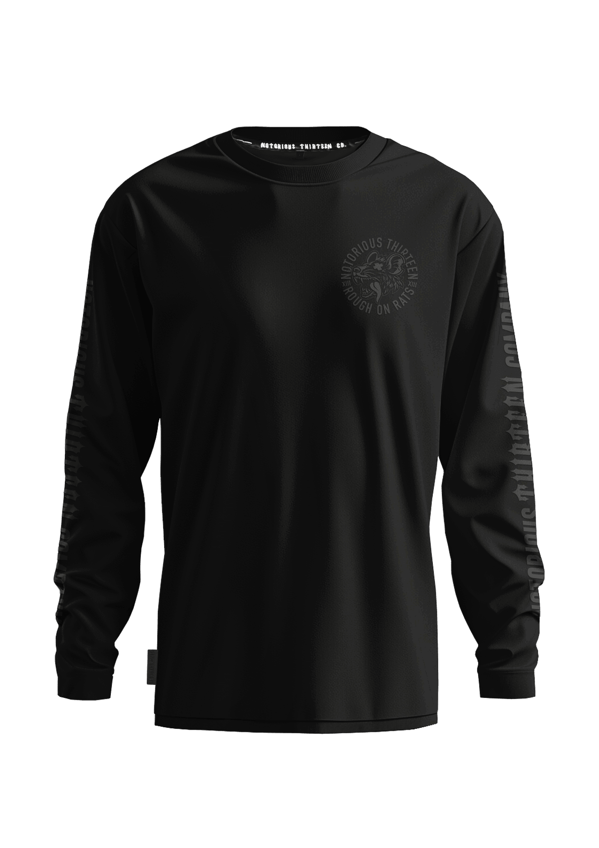 Longsleeve Dead Rat B/B - MEN OF MAYHEM - black - Herren - Longsleeve
