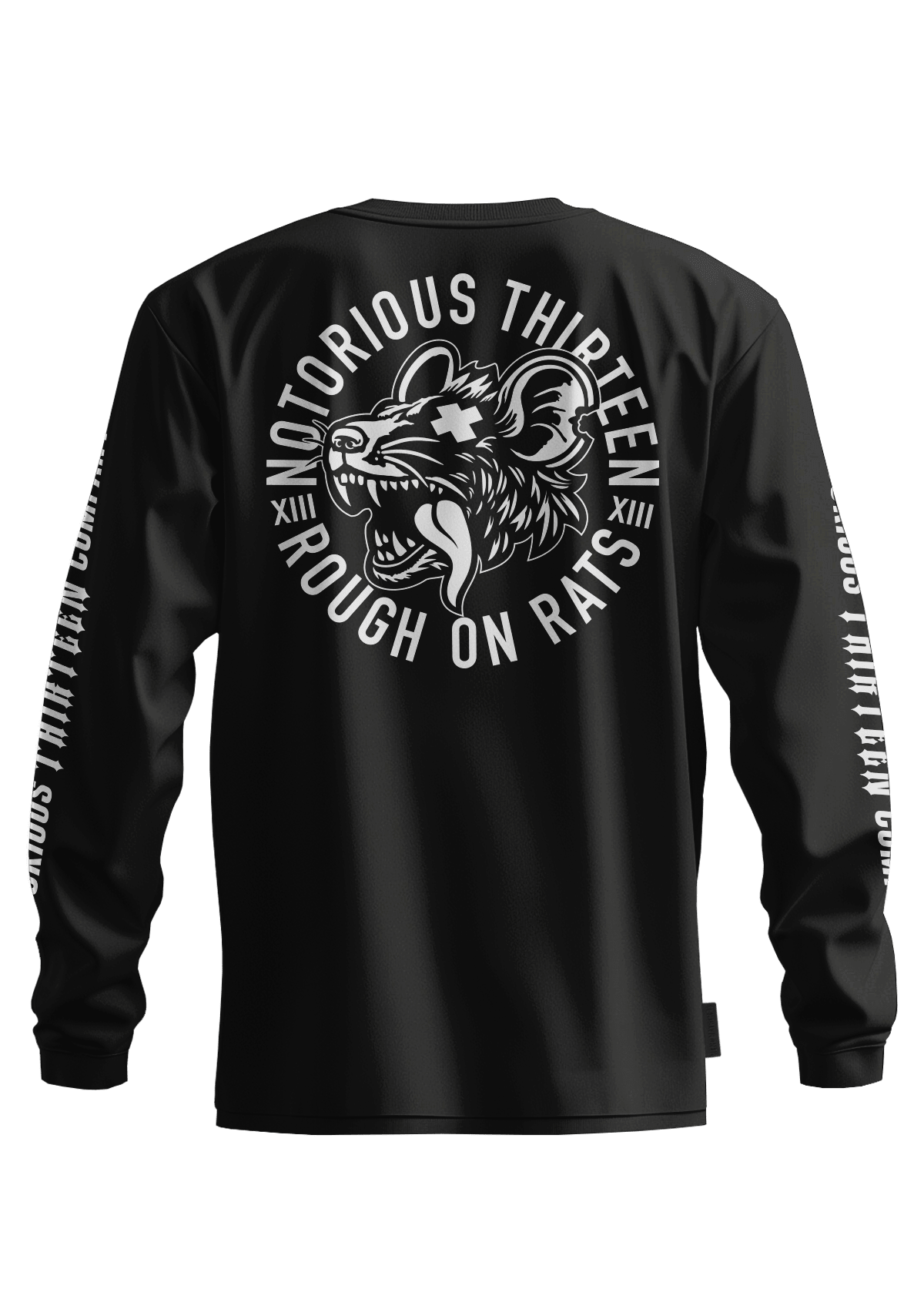 Longsleeve Dead Rat S/W - MEN OF MAYHEM - black - Herren - Longsleeve
