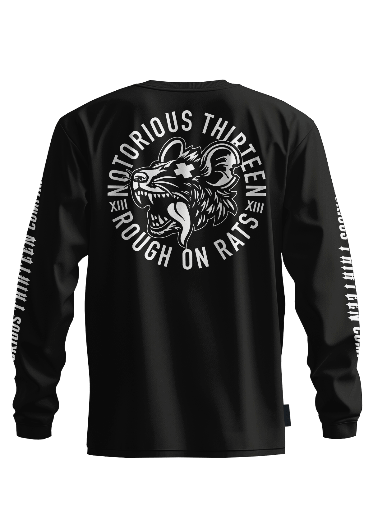 Longsleeve Dead Rat S/W - MEN OF MAYHEM - black - Herren - Longsleeve