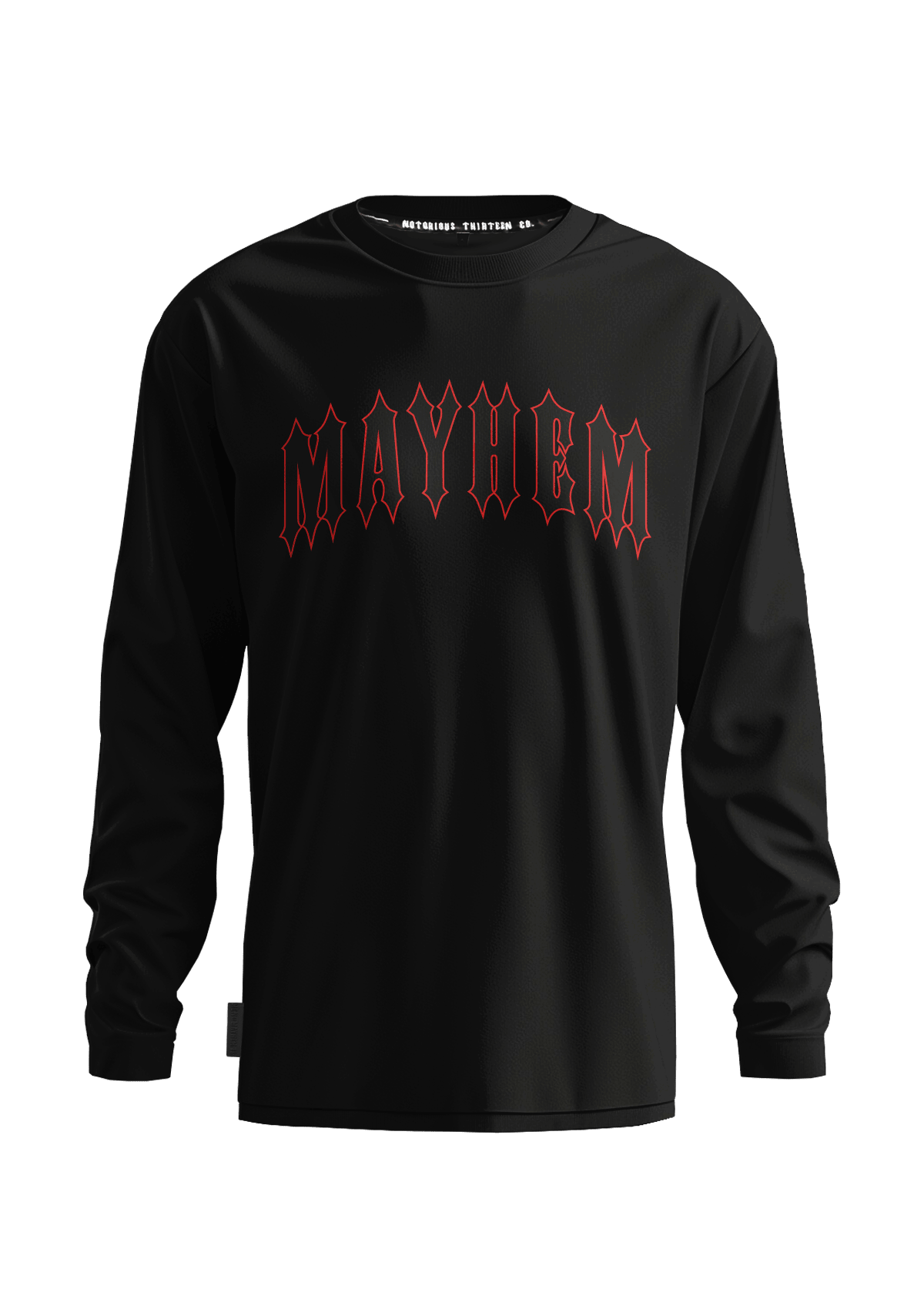 Longsleeve Mayhem B/B/R - MEN OF MAYHEM - BBR - black - Herren