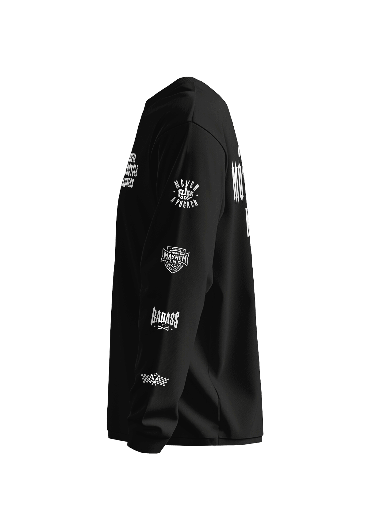 Longsleeve M.M.M. S/W - MEN OF MAYHEM - black - Herren - Longsleeve