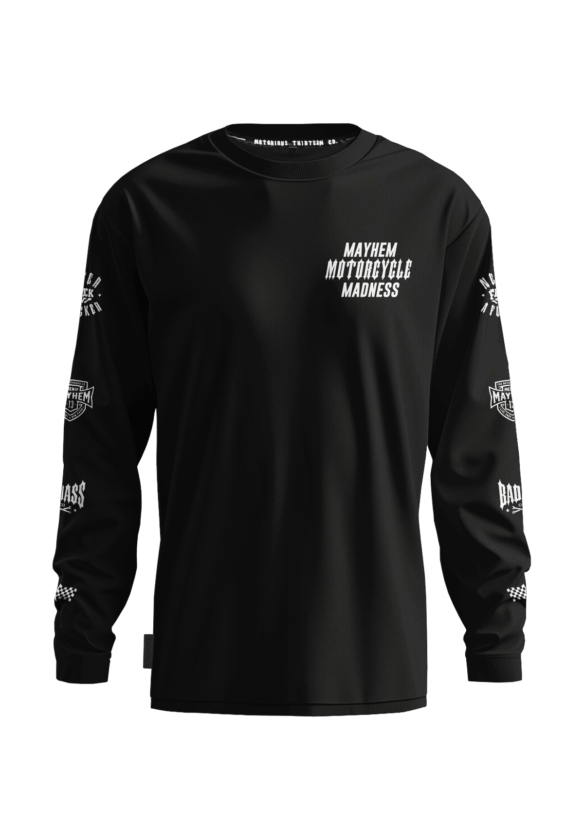Longsleeve M.M.M. S/W - MEN OF MAYHEM - black - Herren - Longsleeve