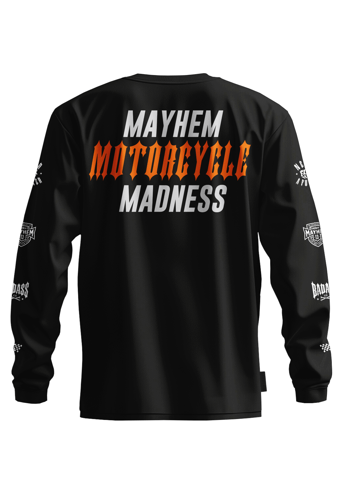 Longsleeve M.M.M. S/W/O - MEN OF MAYHEM - black - Herren - Longsleeve