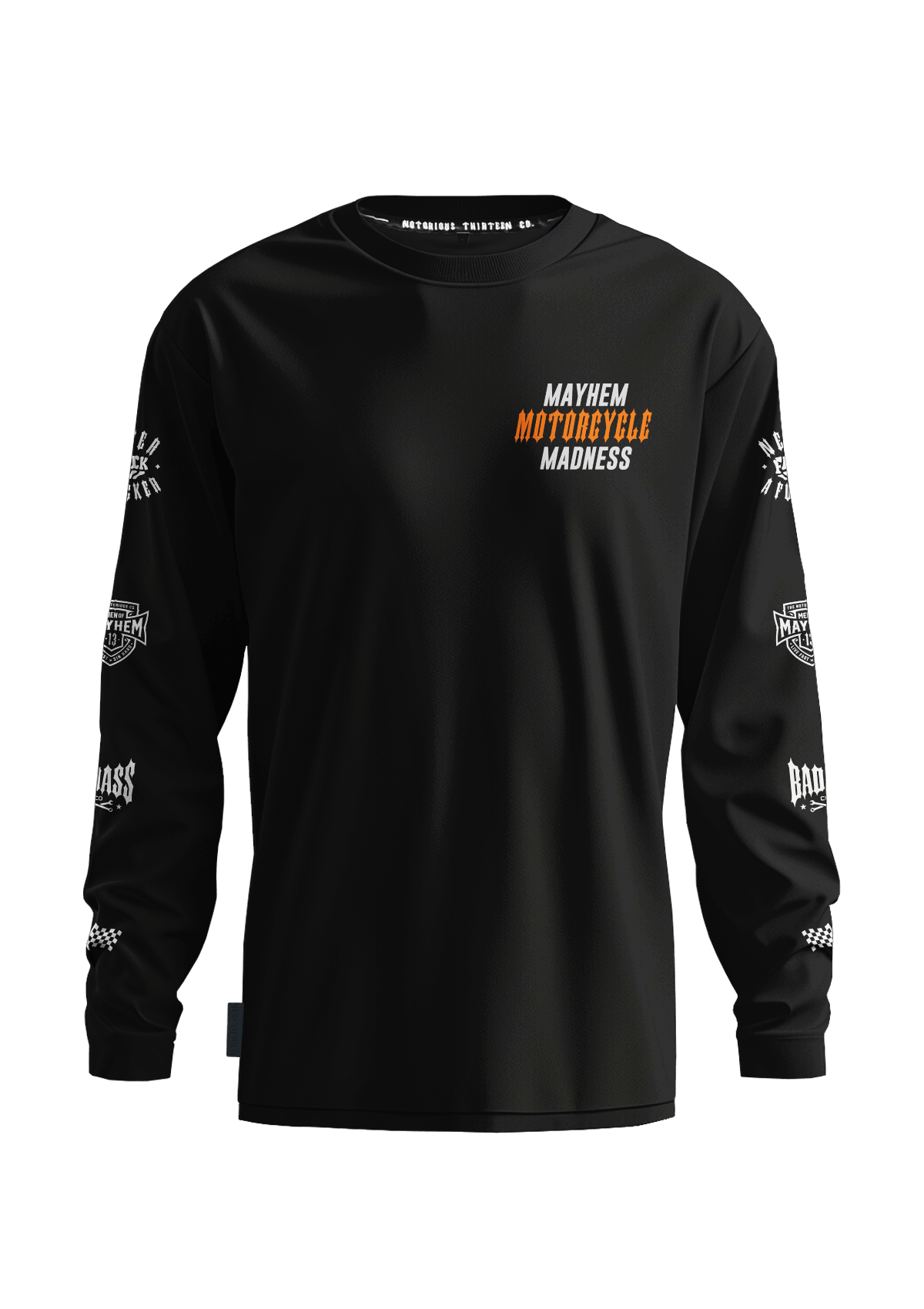 Longsleeve M.M.M. S/W/O - MEN OF MAYHEM - black - Herren - Longsleeve