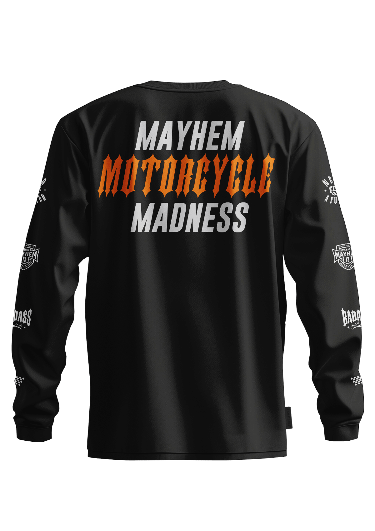 Longsleeve M.M.M. S/W/O - MEN OF MAYHEM - black - Herren - Longsleeve