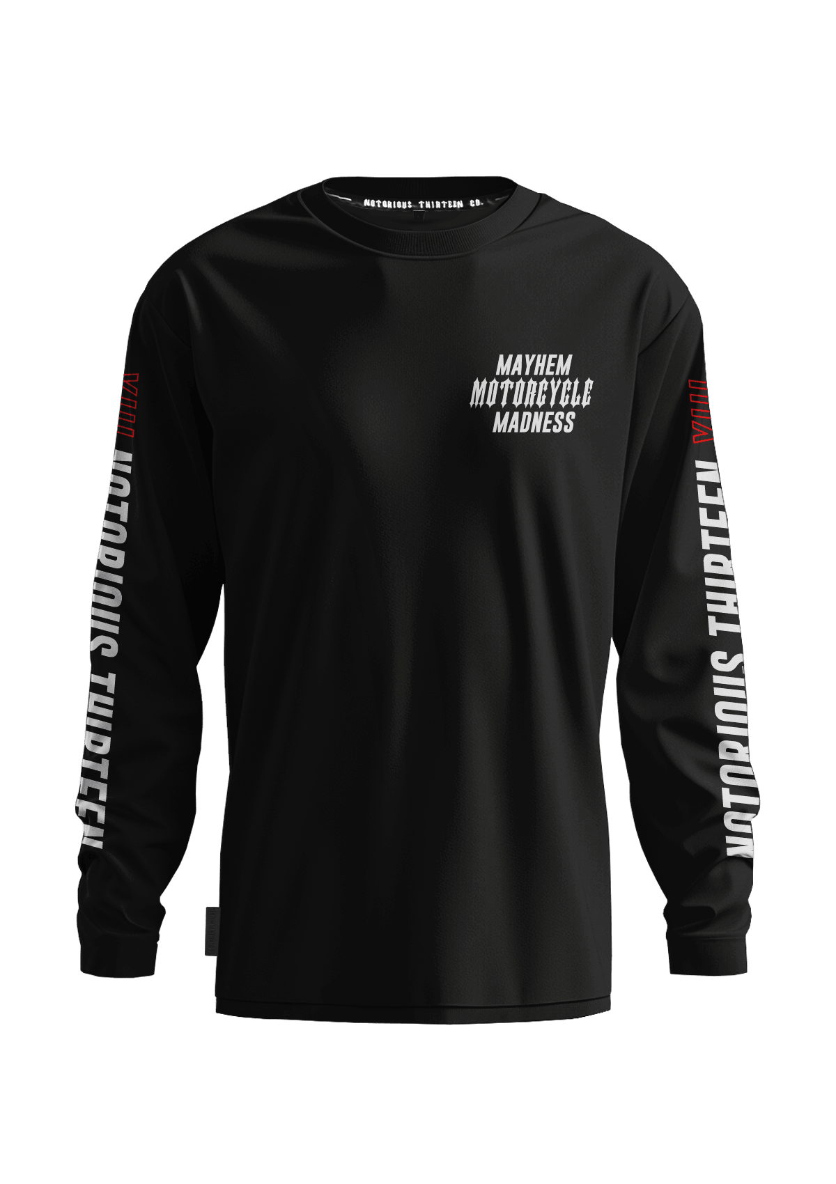 Longsleeve Petrol S/W/R - MEN OF MAYHEM - black - Herren - Longsleeve