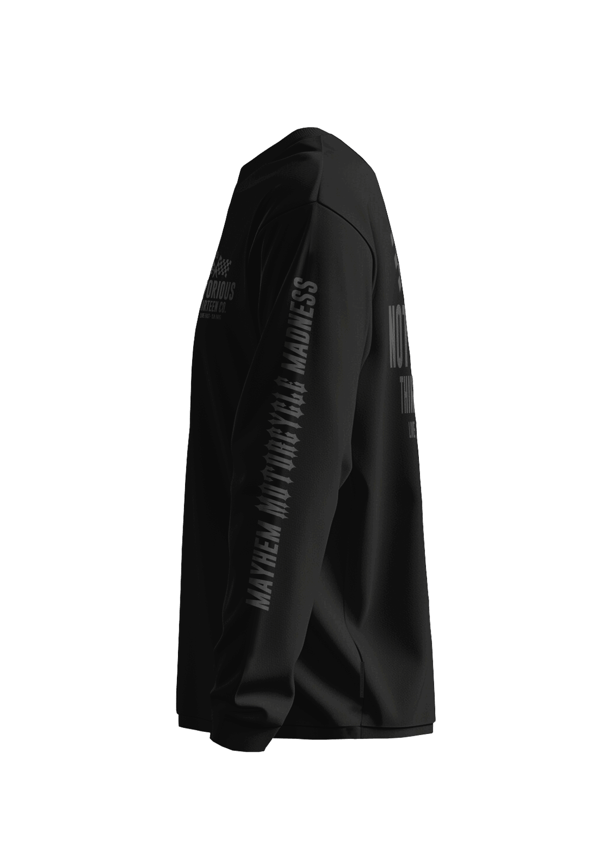 Longsleeve Racing S/G - MEN OF MAYHEM - black - Herren - Longsleeve