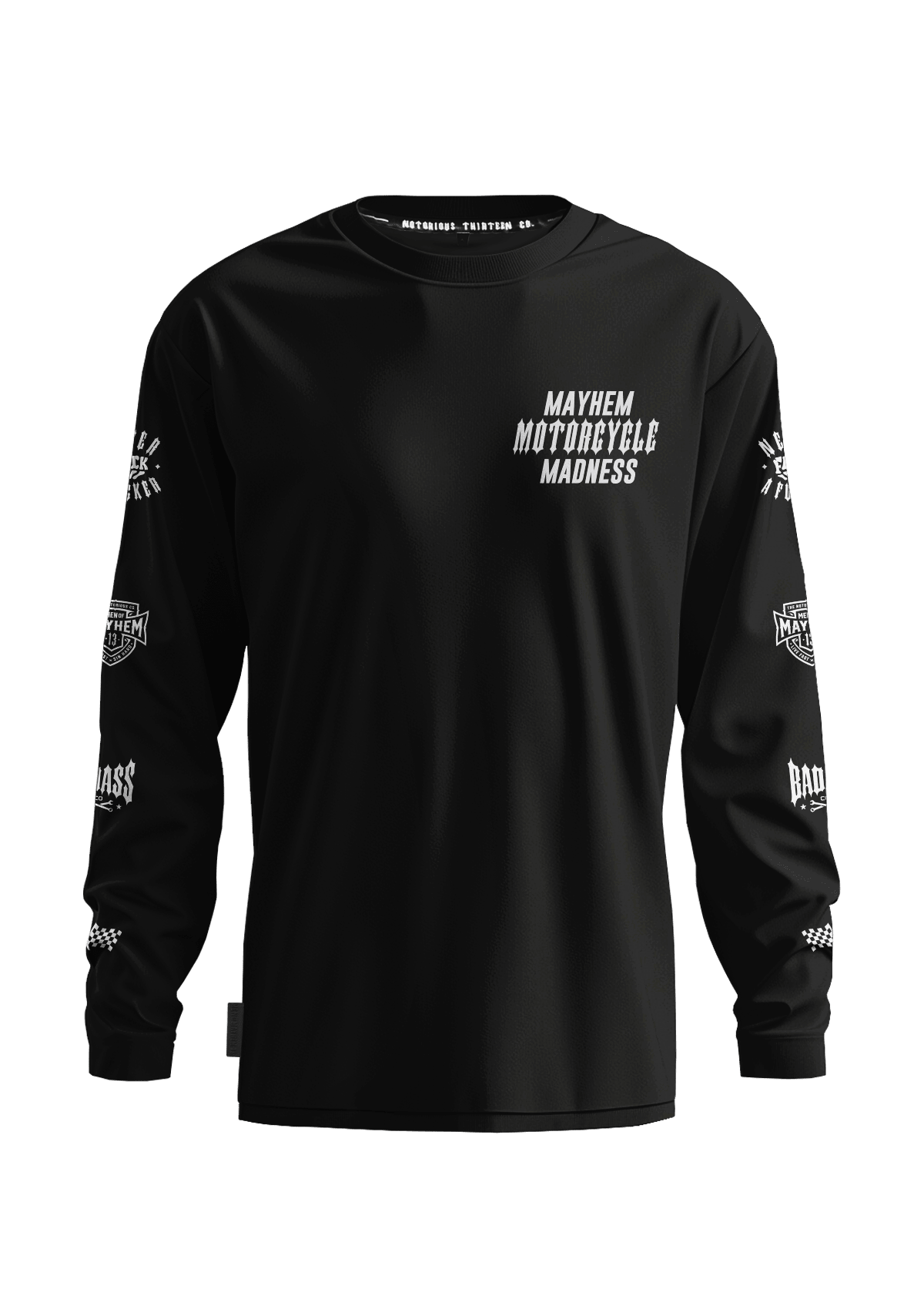 Longsleeve Vulture S/W - MEN OF MAYHEM - black - Herren - Longsleeve