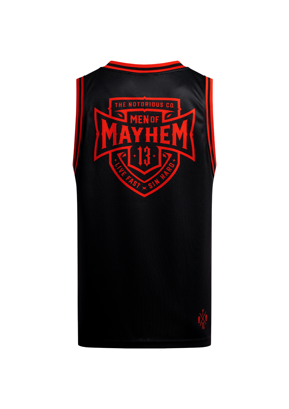 Tank Top Mesh COA S/R - MEN OF MAYHEM - ALAIKO - EXCHANGES - MM - M - 1020 - MT - COA - SR - black - Men