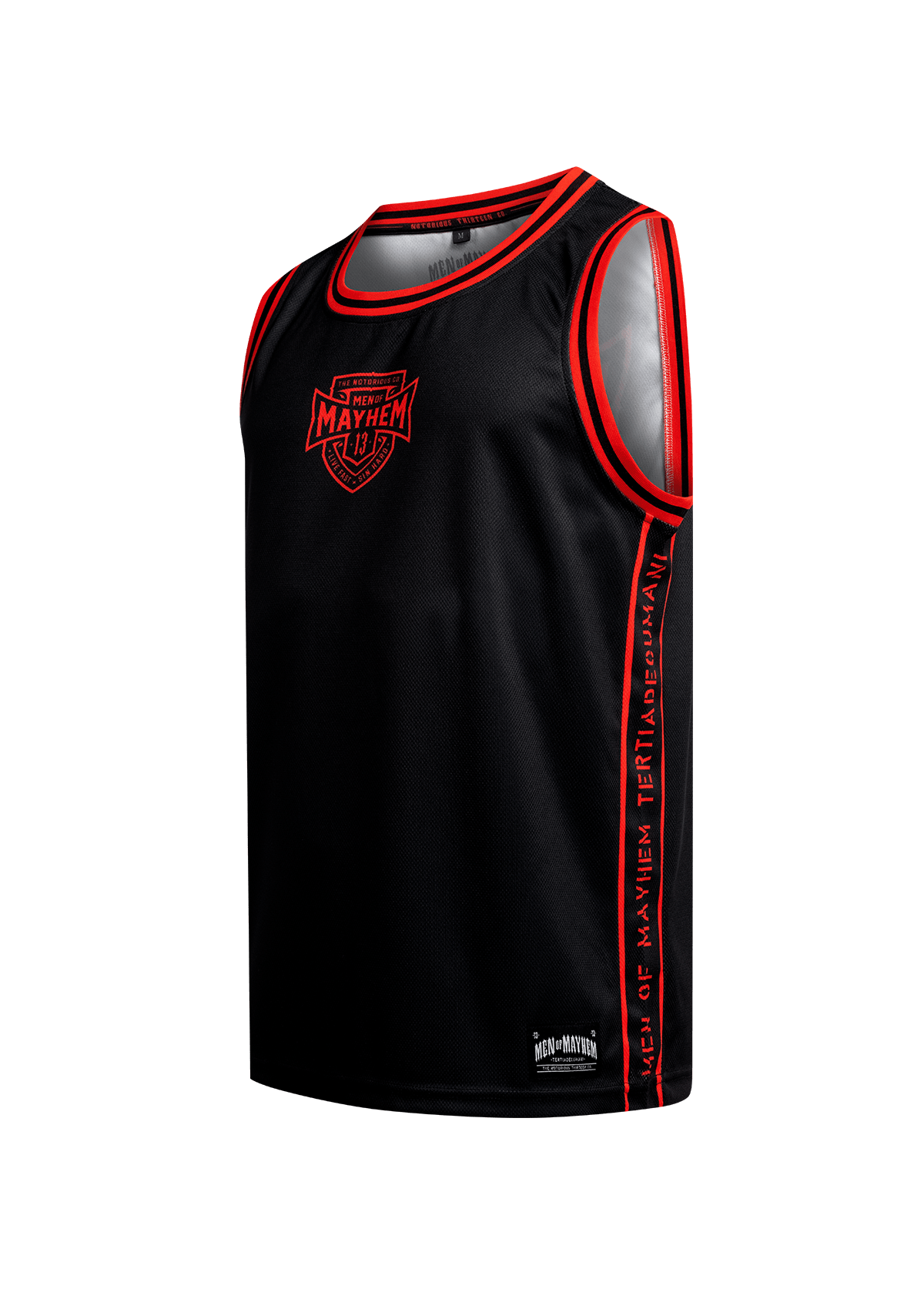 Tank Top Mesh COA S/R - MEN OF MAYHEM - ALAIKO - EXCHANGES - MM - M - 1020 - MT - COA - SR - black - Men