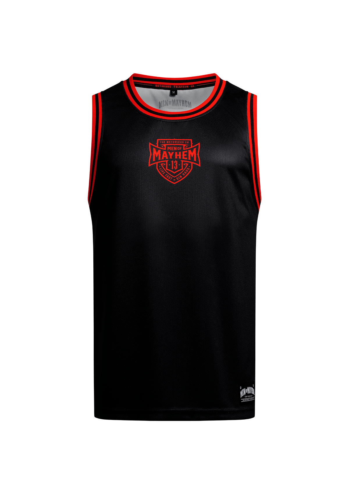 Tank Top Mesh COA S/R - MEN OF MAYHEM - ALAIKO - EXCHANGES - MM - M - 1020 - MT - COA - SR - black - Men