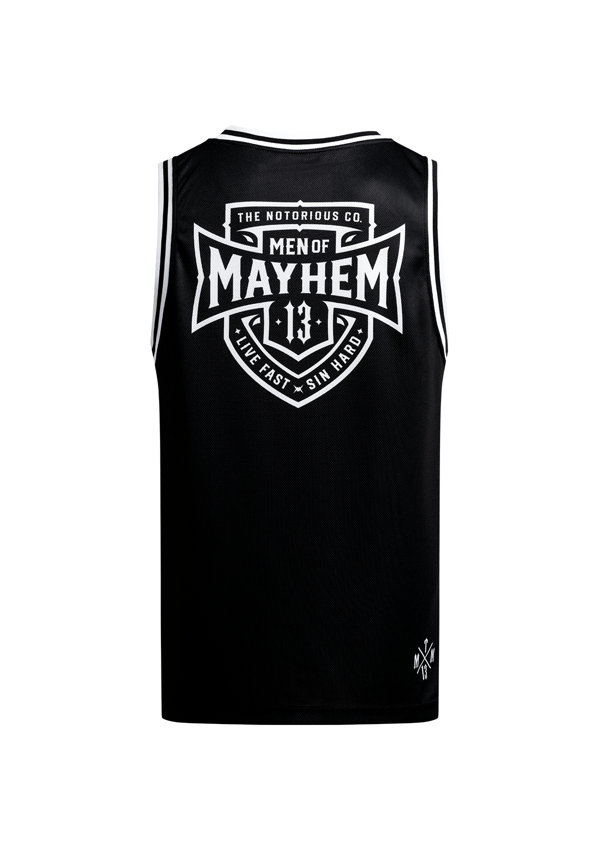 Tank Top Mesh COA S/W - MEN OF MAYHEM - ALAIKO - EXCHANGES - MM - M - 1020 - MT - COA - SW - black - Men