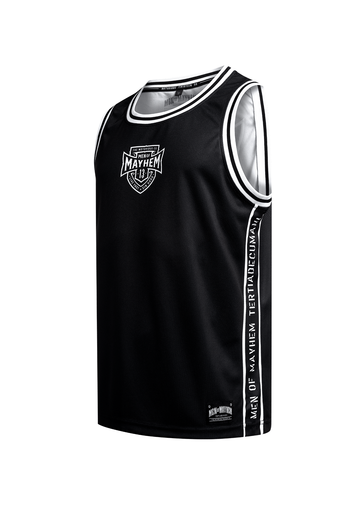 Tank Top Mesh COA S/W - MEN OF MAYHEM - ALAIKO - EXCHANGES - MM - M - 1020 - MT - COA - SW - black - Men