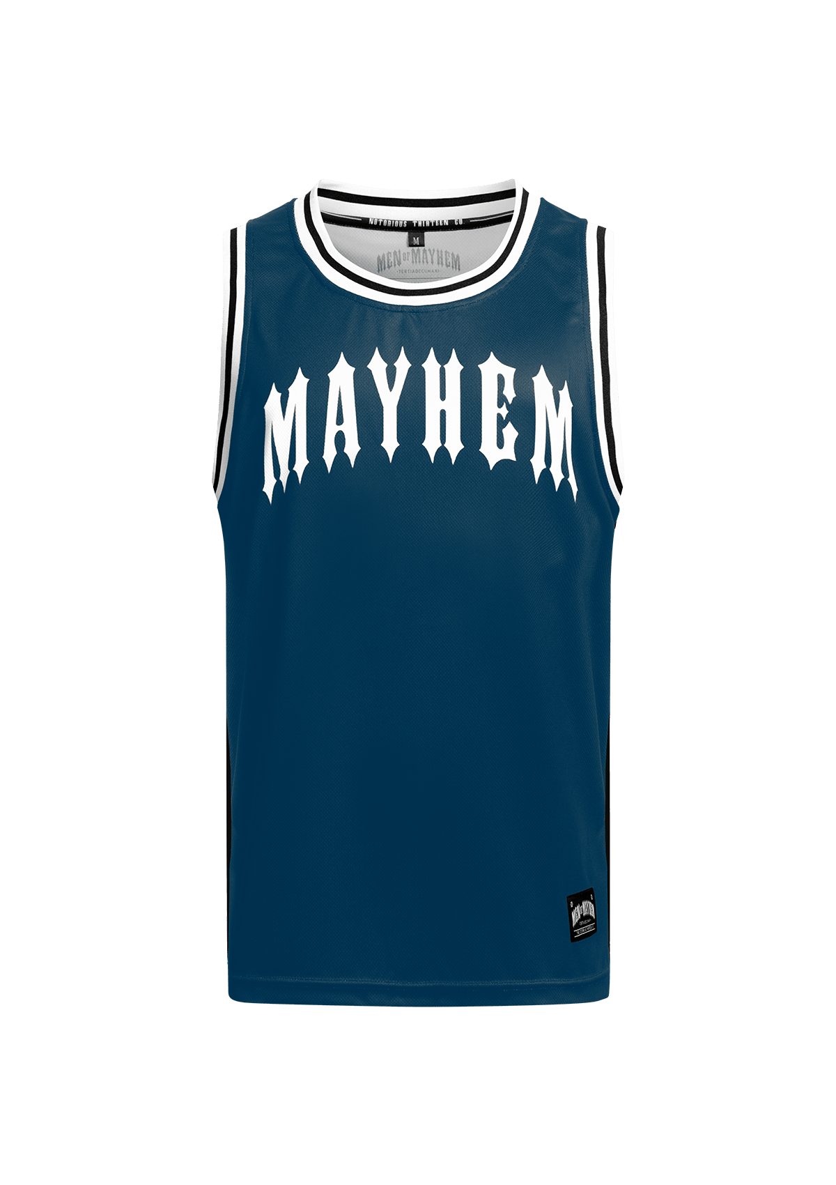 Tank Top Mesh Classic N/W - MEN OF MAYHEM - ALAIKO-EXCHANGES-MM-M-1020-MTC-NW - Blau - blue