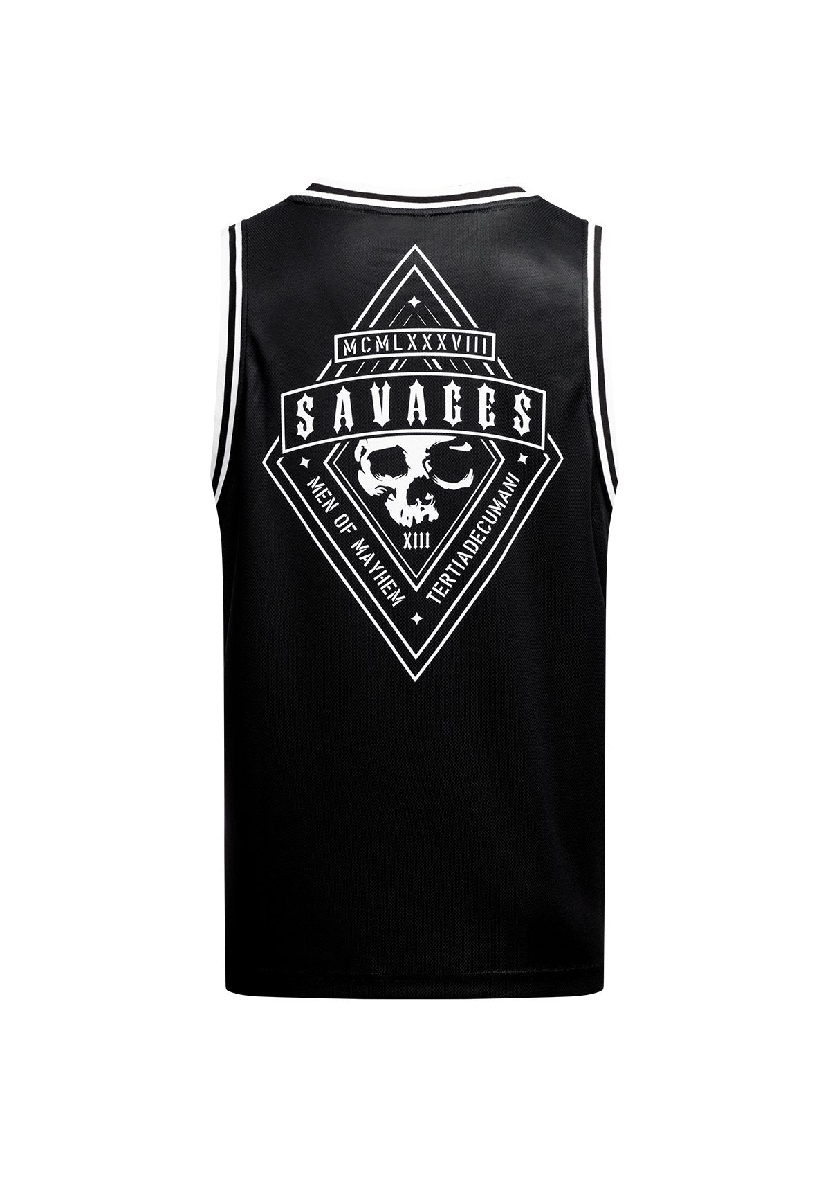 Tank Top Savages S/W - MEN OF MAYHEM - ALAIKO - EXCHANGES - MM - M - 1020 - MTC - SA - black - Men