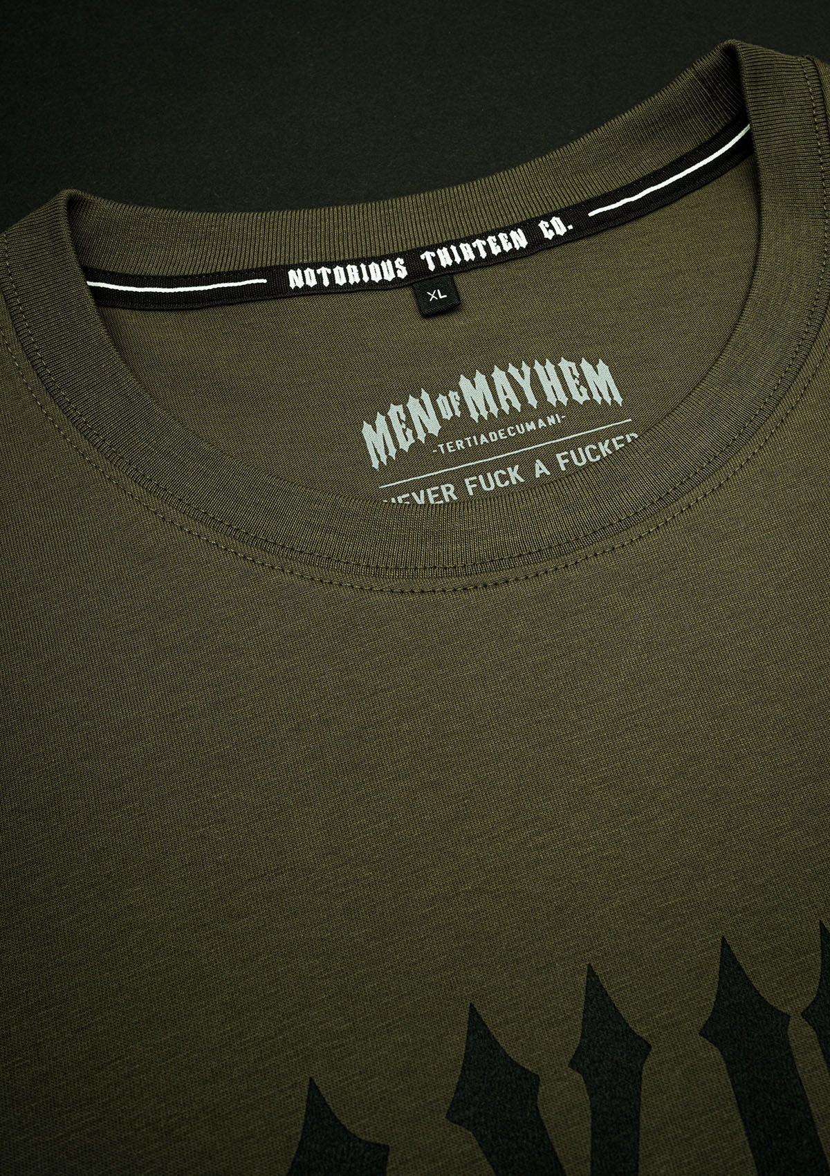 T-Shirt Sleeveless Mayhem XIII K/S - MEN OF MAYHEM - ALAIKO - EXCHANGES - MM - M - 1030 - SL - MX - KS - Khaki - Mayhem weekend - NEW