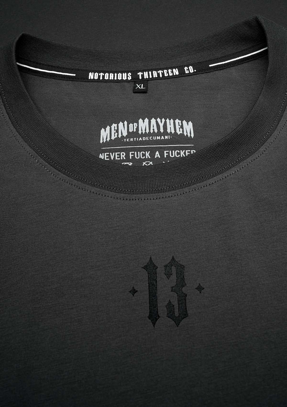 T-Shirt Sleeveless Thirteen G/S - MEN OF MAYHEM - ALAIKO - EXCHANGES - MM - M - 1030 - SL - TN - GS - Grau - grey