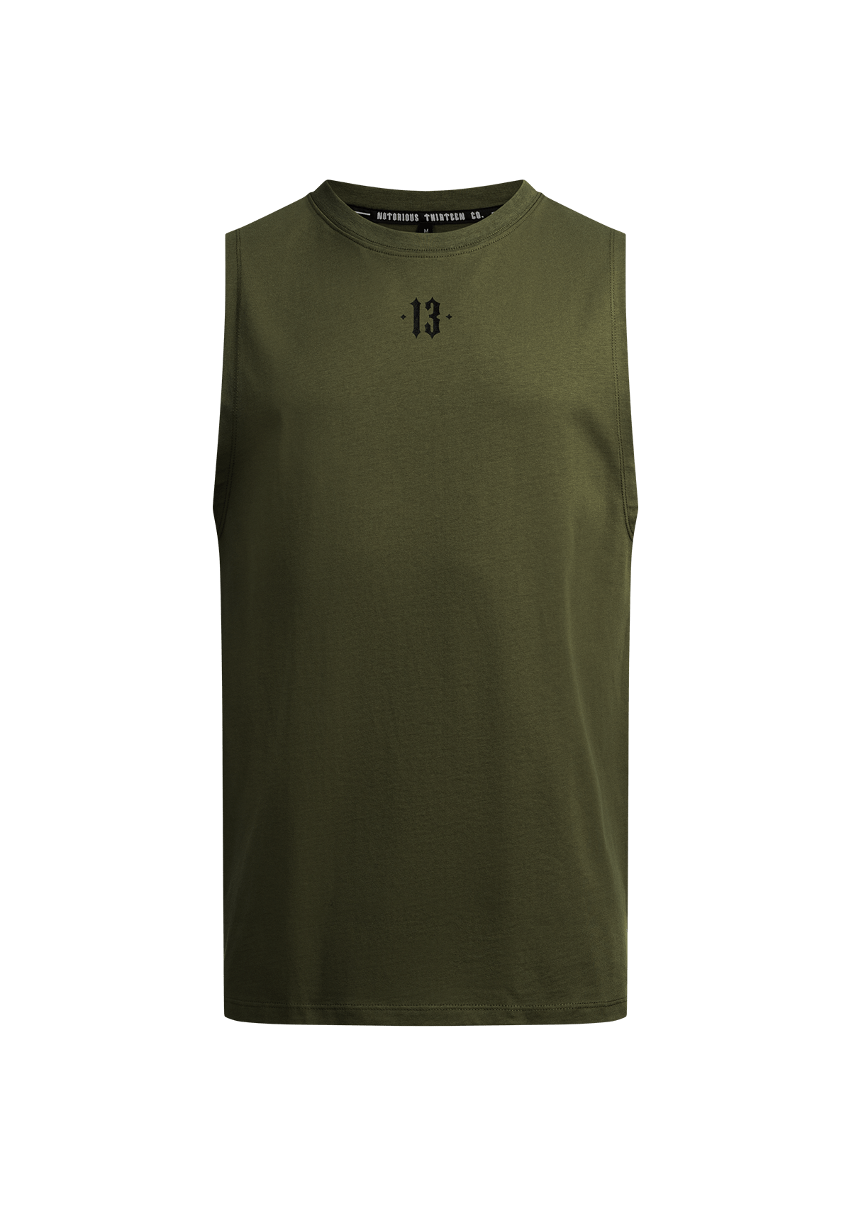 T-Shirt Sleeveless Thirteen K/S - MEN OF MAYHEM - ALAIKO - EXCHANGES - MM - M - 1030 - SL - TN - KS - Khaki - Mayhem weekend - NEW