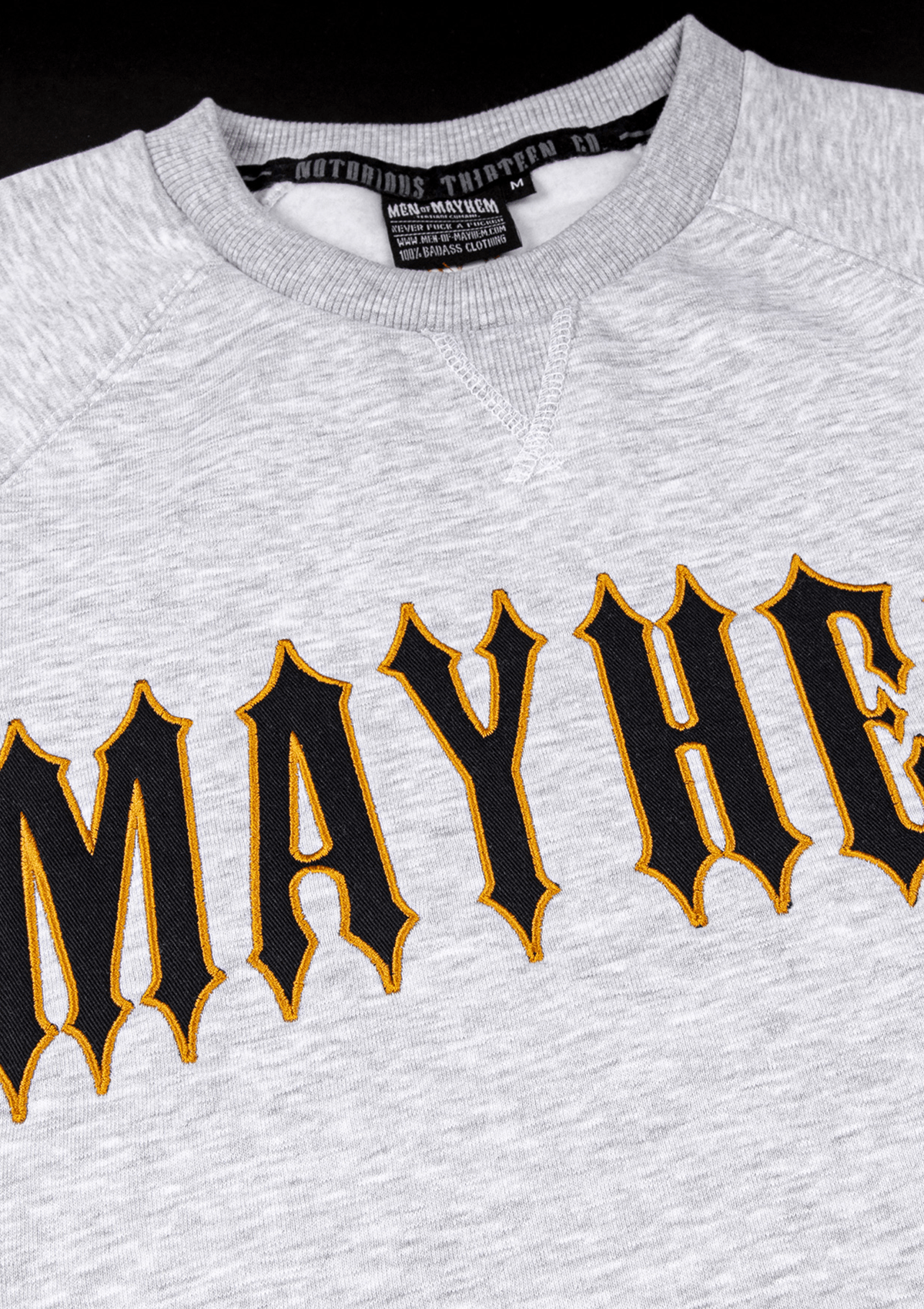 Crewneck Mayhem HG/NG - MEN OF MAYHEM - ALAIKO - EXCHANGES - MM - M - 1040 - CC - HGNG - crewneck - Grau