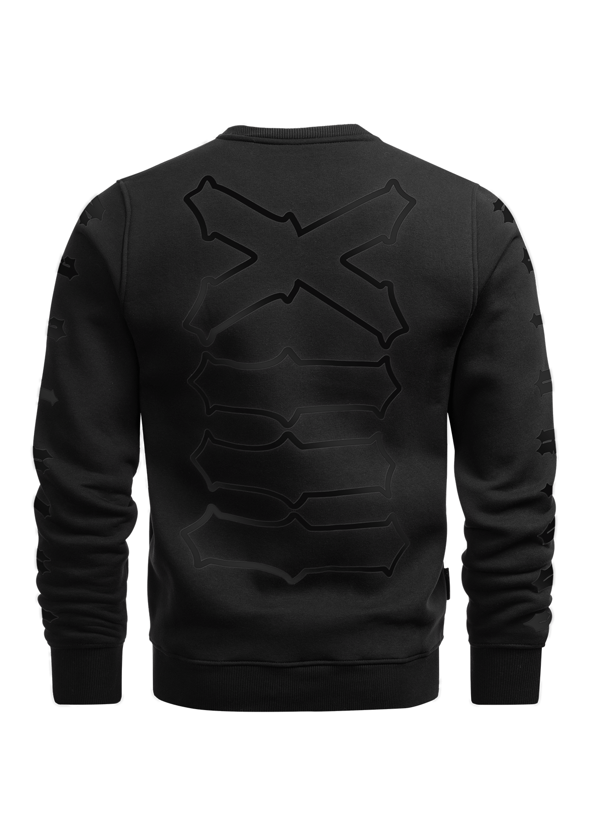 Crewneck Notorious Thirteen B/B - MEN OF MAYHEM - ALAIKO - EXCHANGES - MM - M - 1040 - CNT - BB - allblack - black