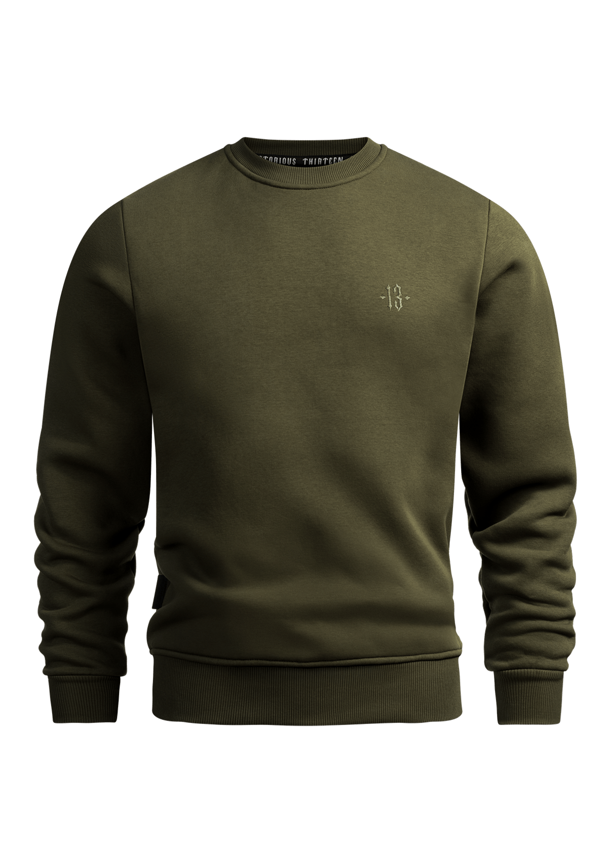 Crewneck Original Khaki - MEN OF MAYHEM - ALAIKO - EXCHANGES - MM - M - 1040 - CO - KK - crewneck - Crewneck Original