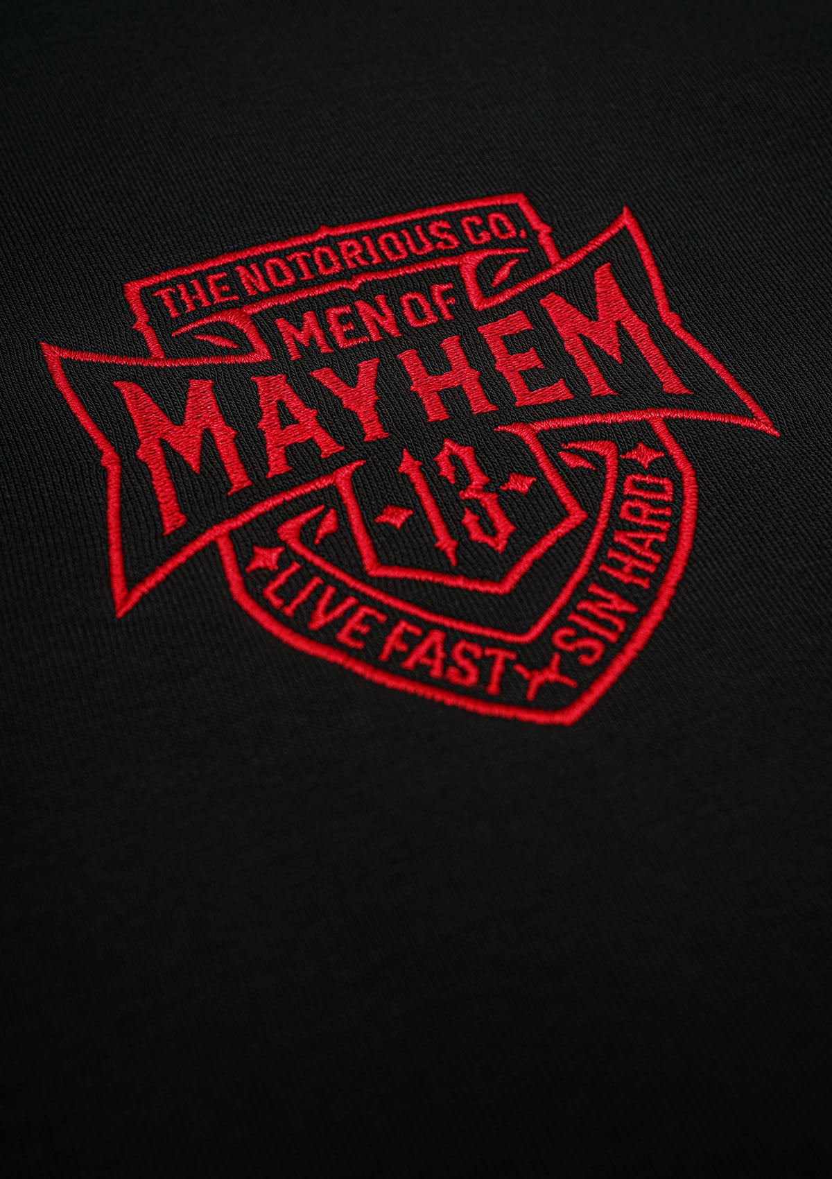 Hoodie COA S/R - MEN OF MAYHEM - ALAIKO - EXCHANGES - MM - M - 1050 - COA - SR - black - COA