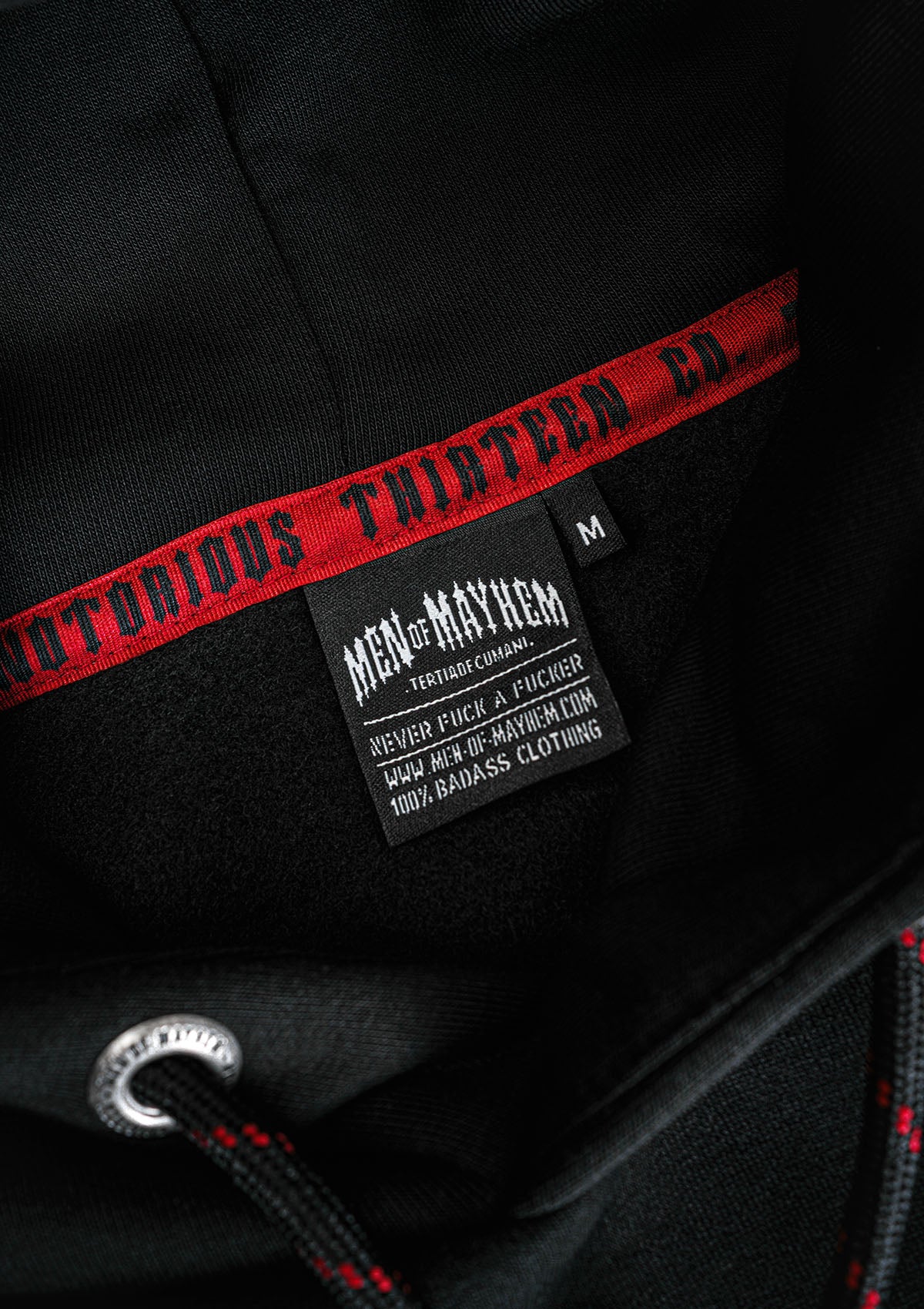 Hoodie COA S/R - MEN OF MAYHEM - ALAIKO - EXCHANGES - MM - M - 1050 - COA - SR - black - COA