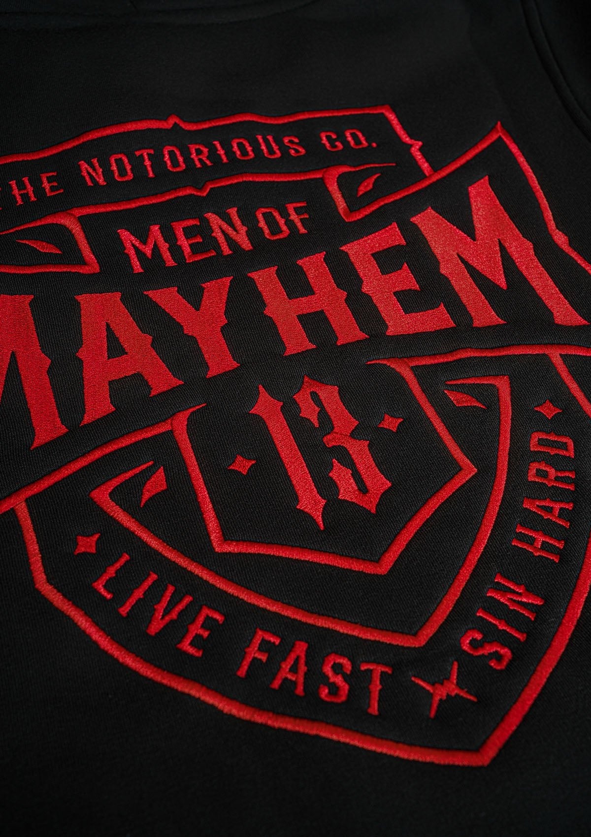 Hoodie COA S/R - MEN OF MAYHEM - ALAIKO - EXCHANGES - MM - M - 1050 - COA - SR - black - COA