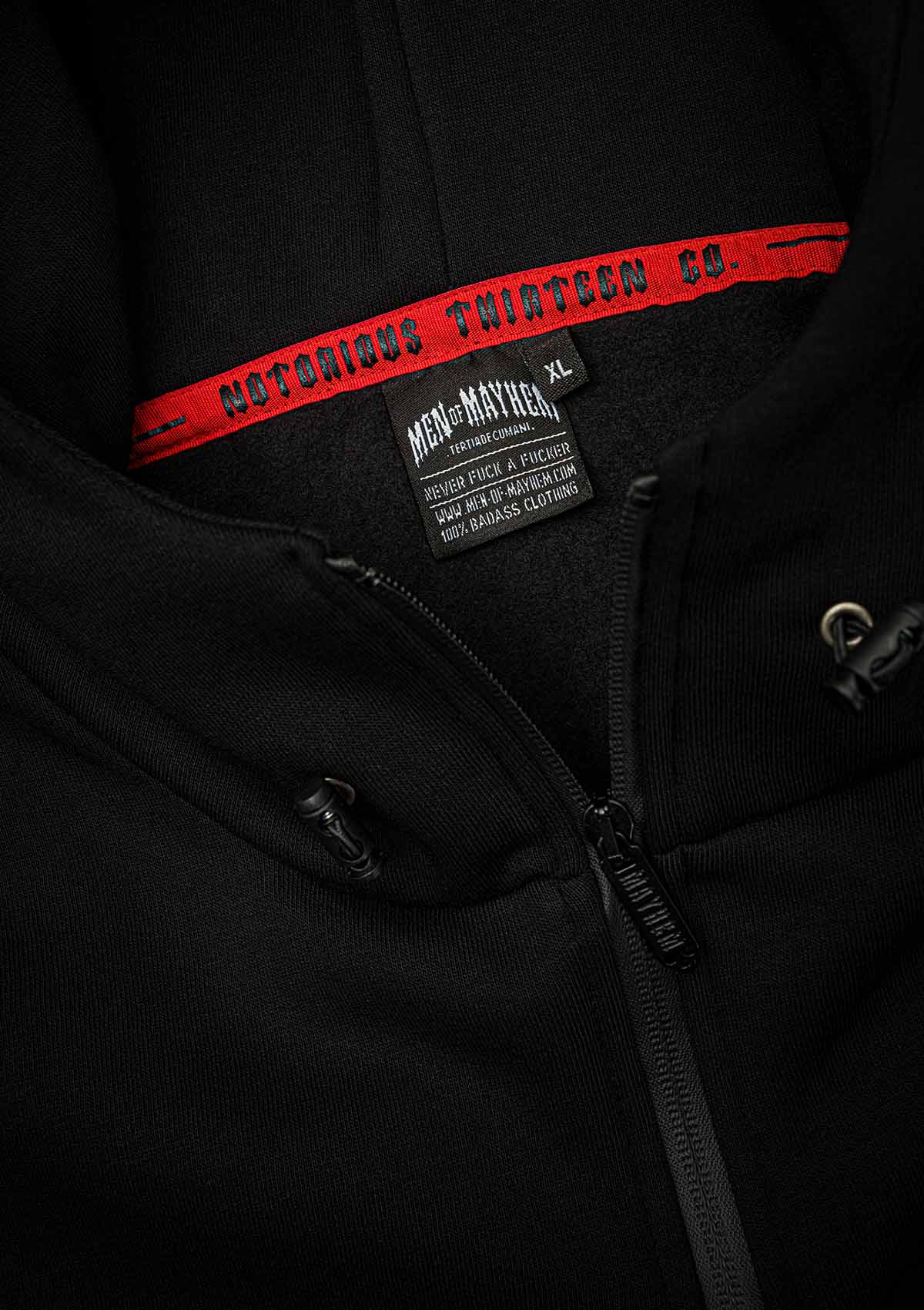 Hoody Core S/R - MEN OF MAYHEM - ALAIKO - EXCHANGES - MM - M - 1050 - HCX - SR - black - Core