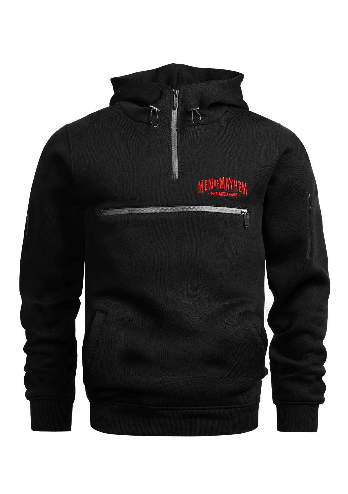 Hoodie Core S/R - MEN OF MAYHEM - ALAIKO - EXCHANGES - MM - M - 1050 - HCX - SR - black - Core