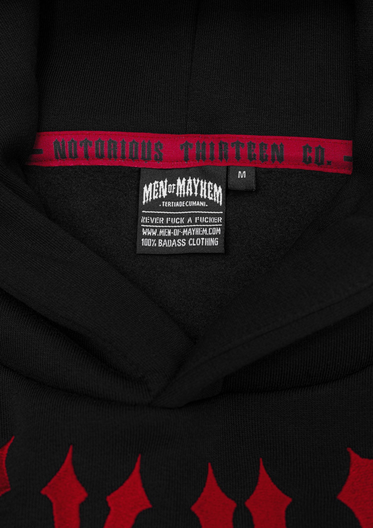 Hoodie Mayhem S/R - MEN OF MAYHEM - ALAIKO - EXCHANGES - MM - M - 1050 - HM - SR - black - Hoodies