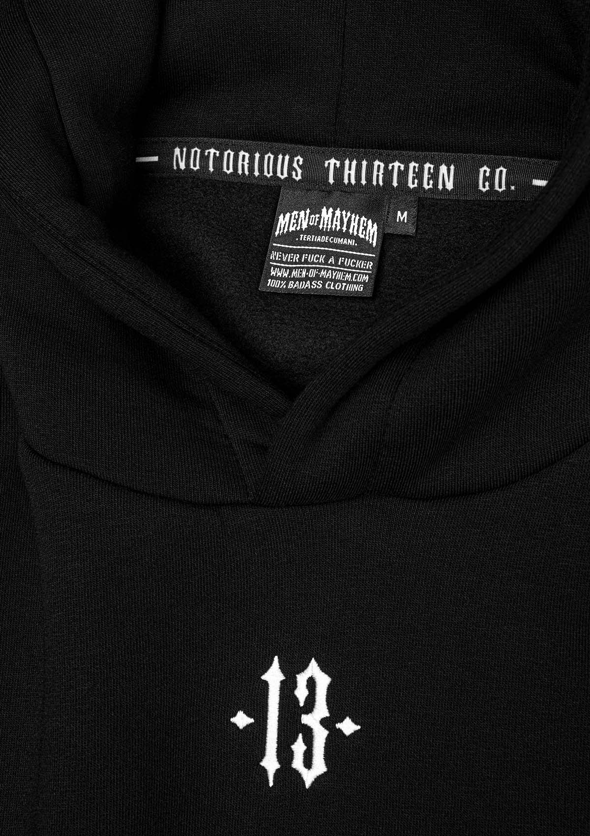 Hoody Mayhem Rideout S/W - MEN OF MAYHEM - ALAIKO - EXCHANGES - MM - M - 1050 - HMRO - SW - black - Hoodies