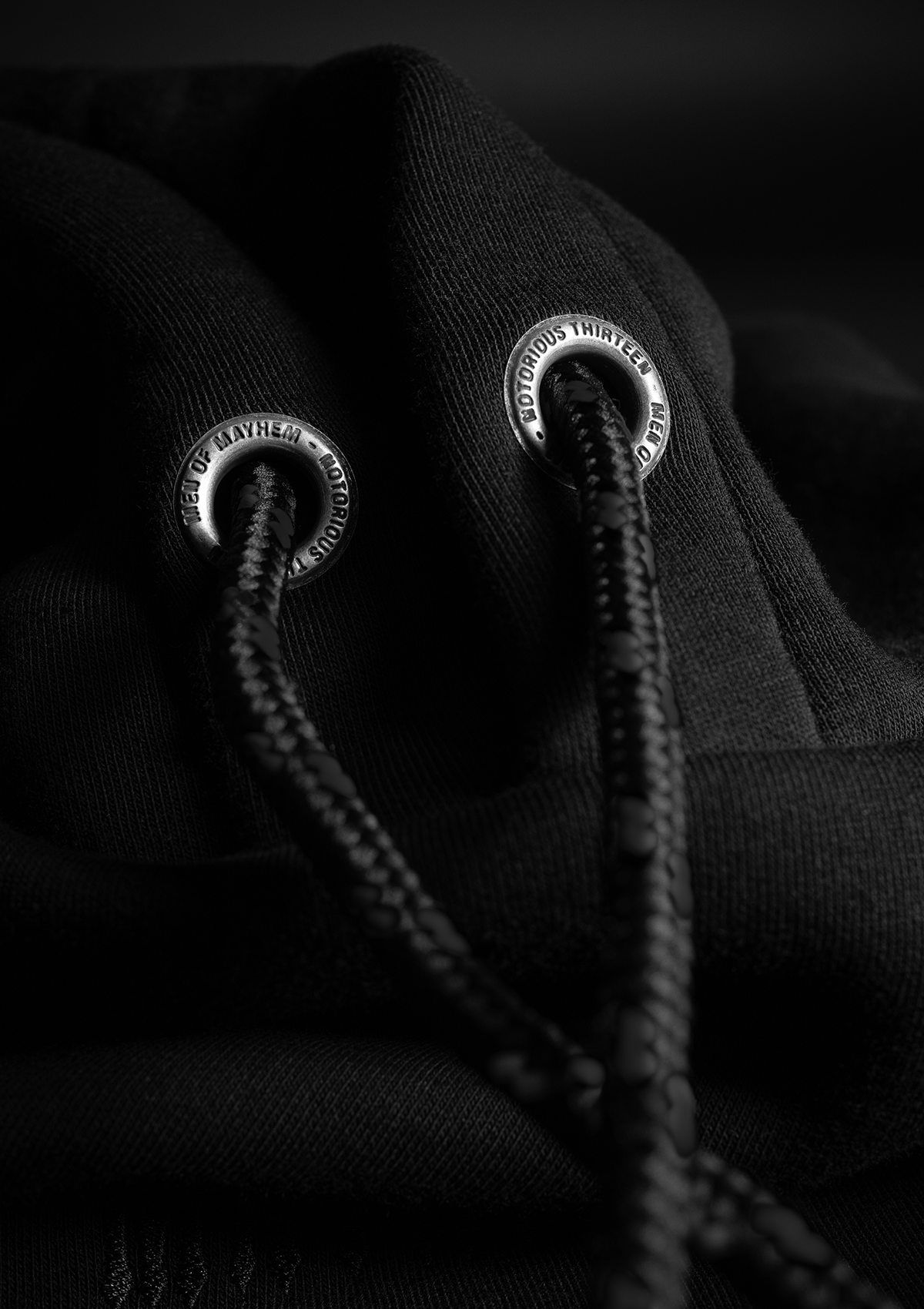 Hoodie Notorious Thirteen B/B - MEN OF MAYHEM - ALAIKO - EXCHANGES - MM - M - 1050 - HNT - BB - allblack - black