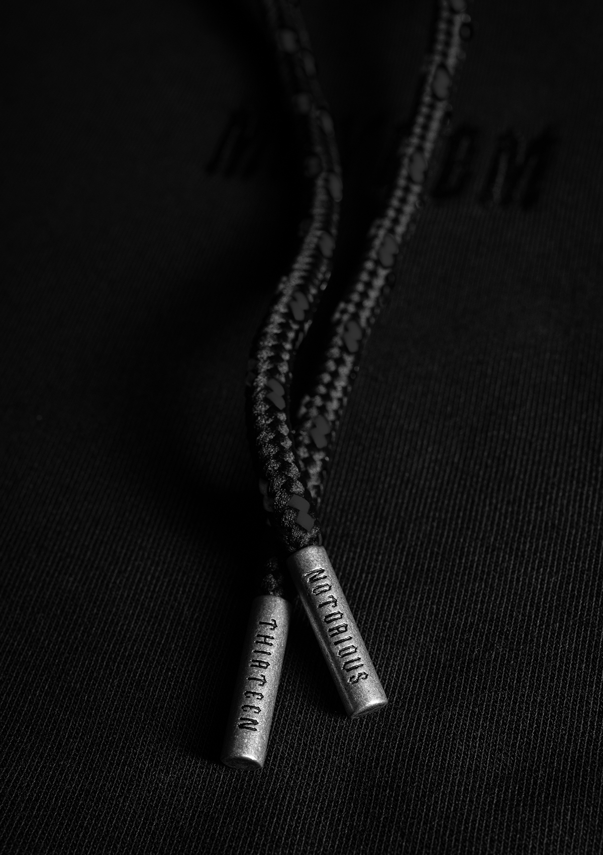 Hoodie Notorious Thirteen B/B - MEN OF MAYHEM - ALAIKO - EXCHANGES - MM - M - 1050 - HNT - BB - allblack - black