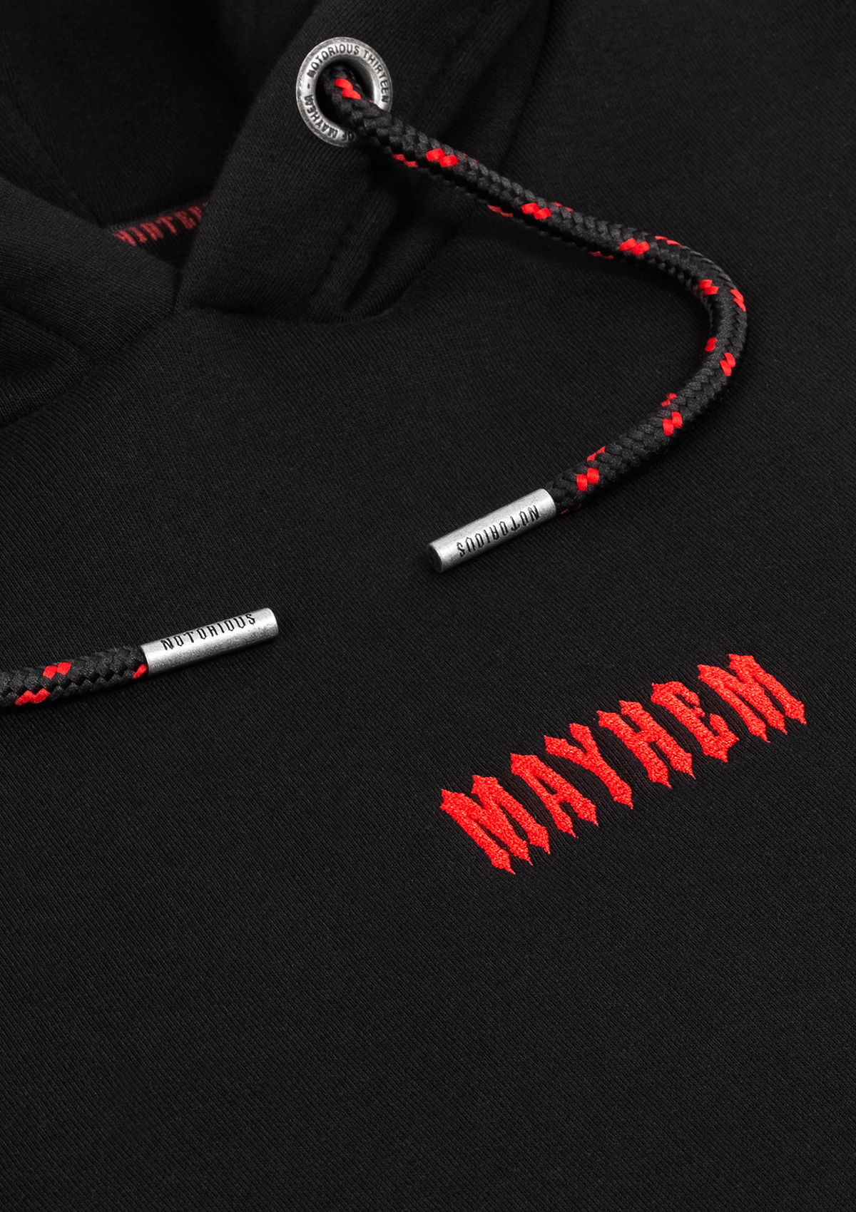 Hoodie Notorious Thirteen S/R - MEN OF MAYHEM - ALAIKO - EXCHANGES - MM - M - 1050 - HNT - SR - black - Hoodies