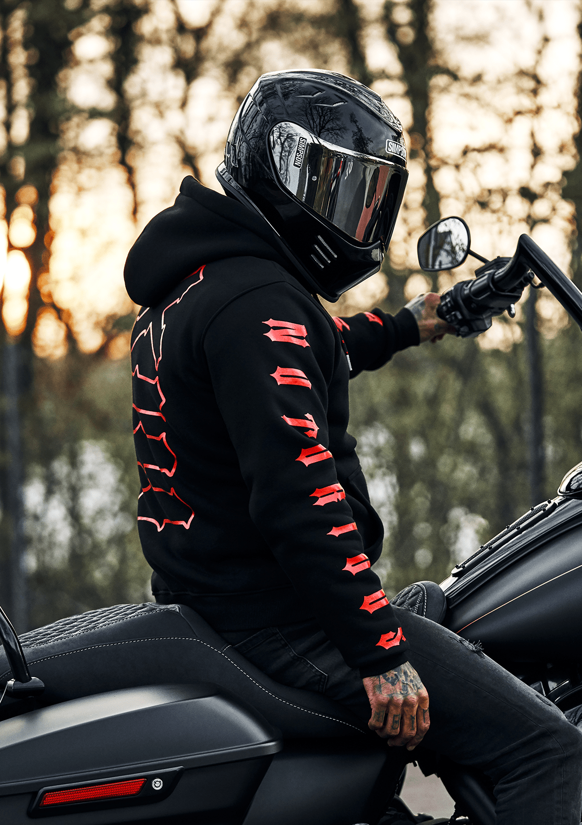 Hoodie Notorious Thirteen S/R - MEN OF MAYHEM - ALAIKO - EXCHANGES - MM - M - 1050 - HNT - SR - black - Hoodies