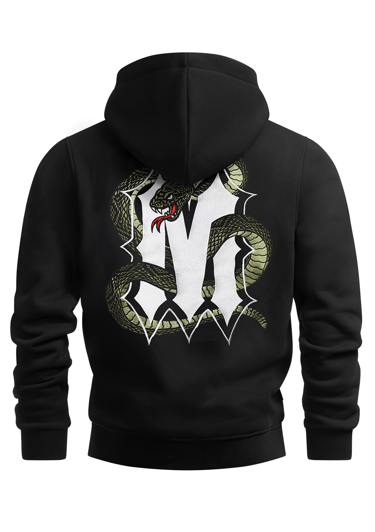 Hoodie Rattlesnake S/W - MEN OF MAYHEM - ALAIKO - EXCHANGES - MM - M - 1050 - HO - RS - SW - Bestseller - black