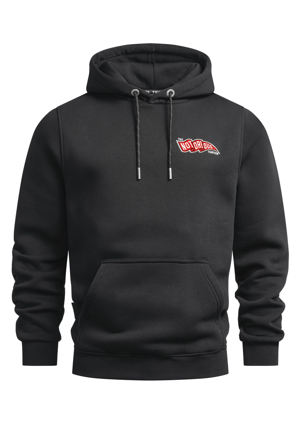 Hoody TNT FLAG B/R/W - MEN OF MAYHEM - ALAIKO - EXCHANGES - MM - M - 1050 - HTNT - F - BRW - black - Hoodies