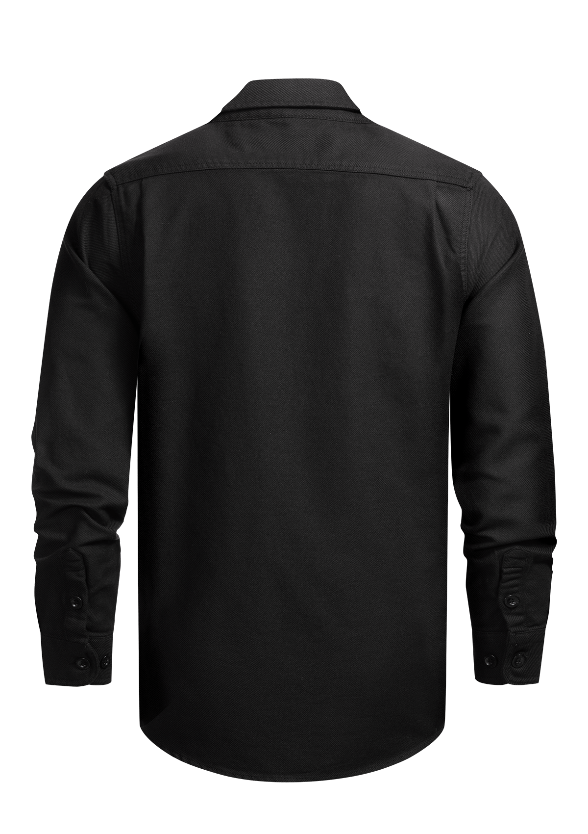 Flanellhemd All Black / Heavy D. - MEN OF MAYHEM - ALAIKO - EXCHANGES - MM - M - 1060 - FH - AB - Flanellhemd - Hemden