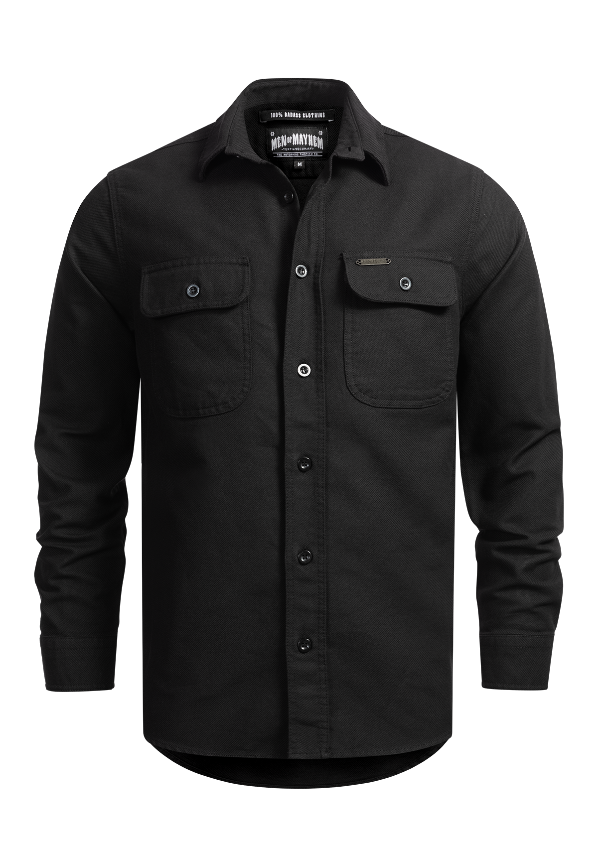 Flanellhemd All Black / Heavy D.