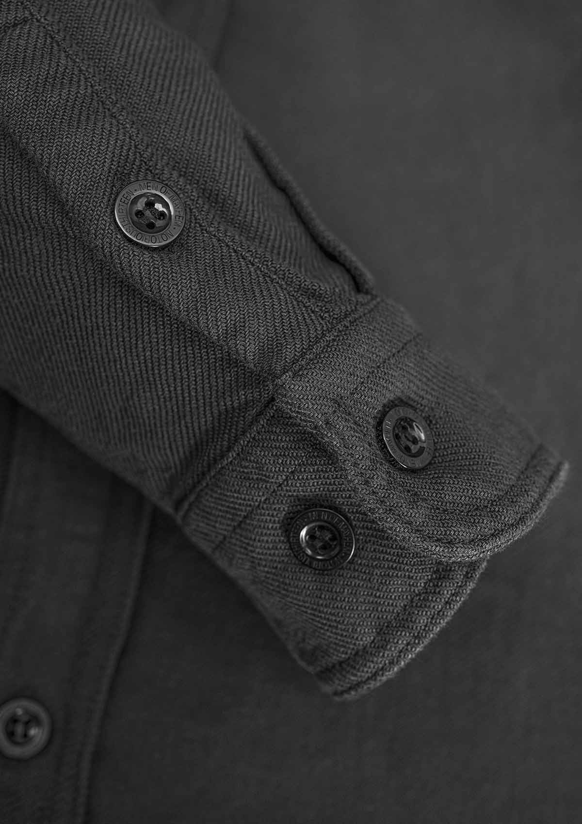 Flanellhemd Grey / Heavy D. - MEN OF MAYHEM - ALAIKO - EXCHANGES - MM - M - 1060 - FH - AG - Flanellhemd - Grau