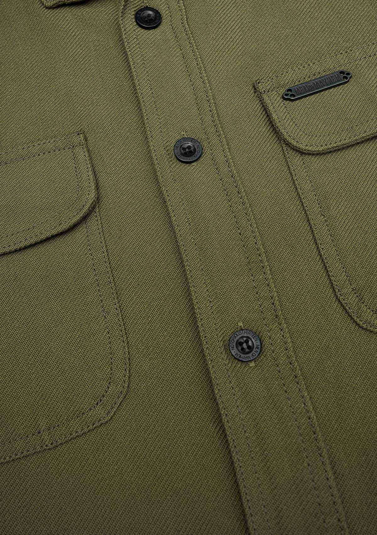 Flanellhemd Olive / Heavy D. - MEN OF MAYHEM - ALAIKO - EXCHANGES - MM - M - 1060 - FH - AO - Flanellhemd - Hemden