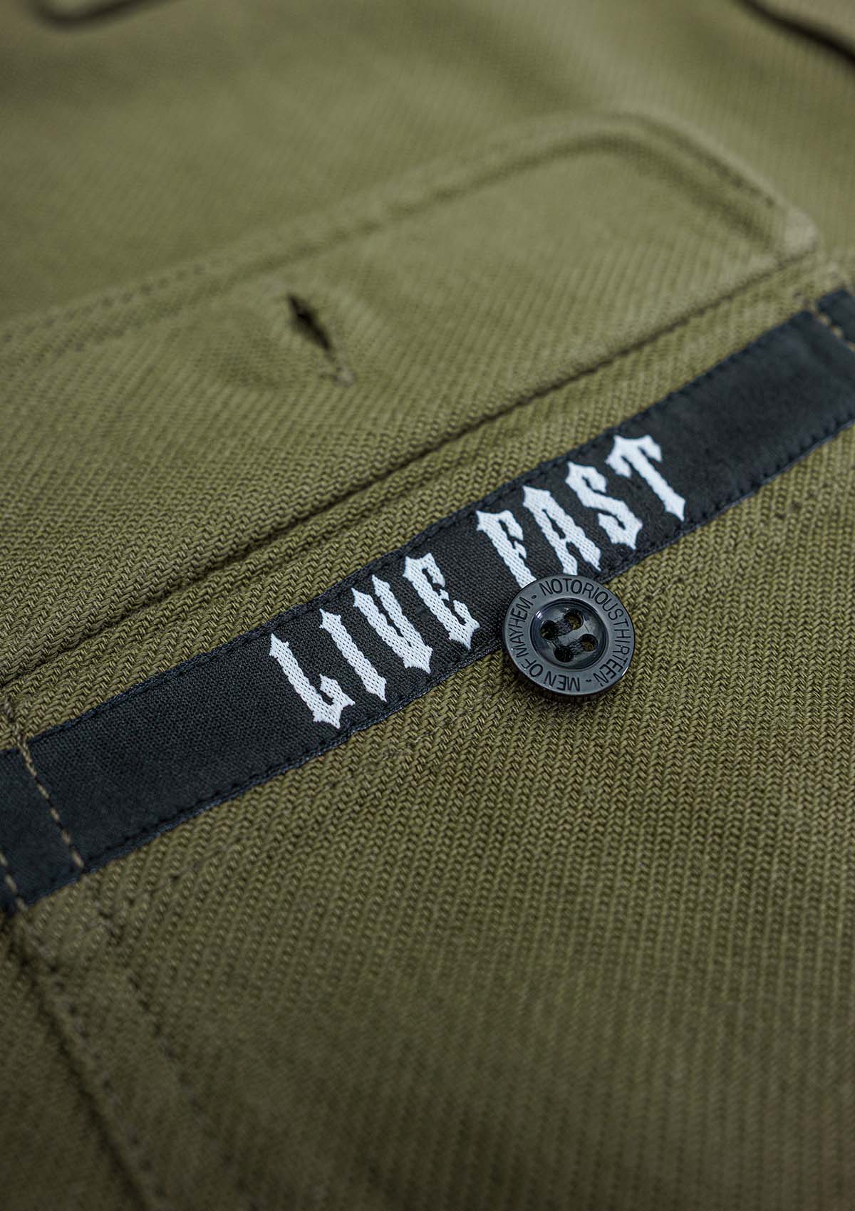 Flanellhemd Olive / Heavy D. - MEN OF MAYHEM - ALAIKO - EXCHANGES - MM - M - 1060 - FH - AO - Flanellhemd - Hemden