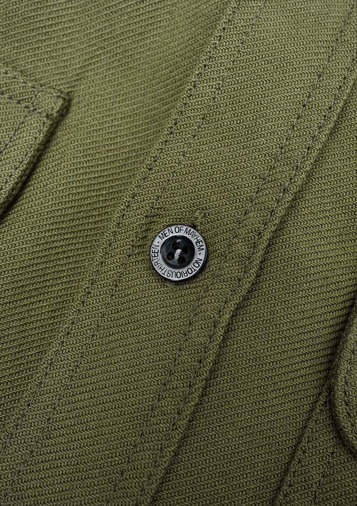 Flanellhemd Olive / Heavy D. - MEN OF MAYHEM - ALAIKO - EXCHANGES - MM - M - 1060 - FH - AO - Flanellhemd - Hemden