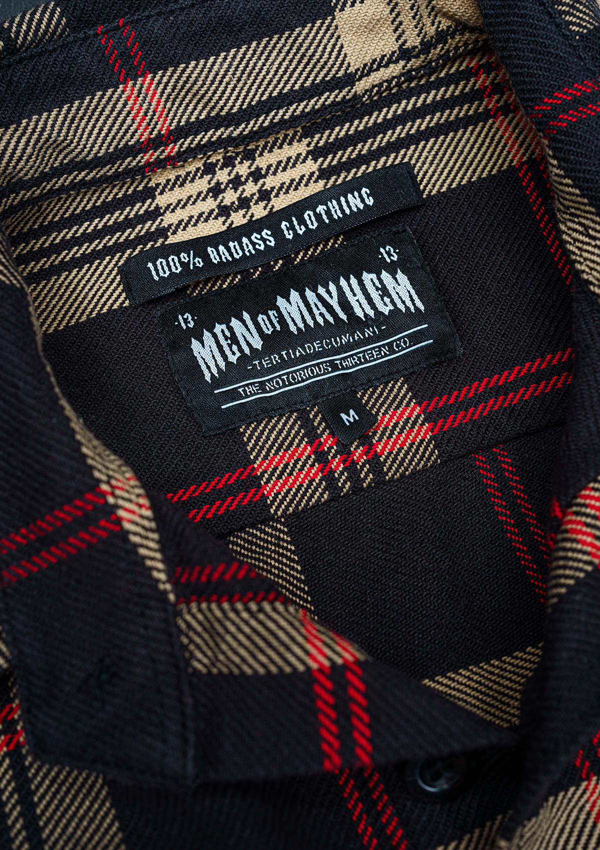 Flanellhemd Bourbon / Heavy D. - MEN OF MAYHEM - ALAIKO - EXCHANGES - MM - M - 1060 - FH - BB - Flanellhemd - Hemden