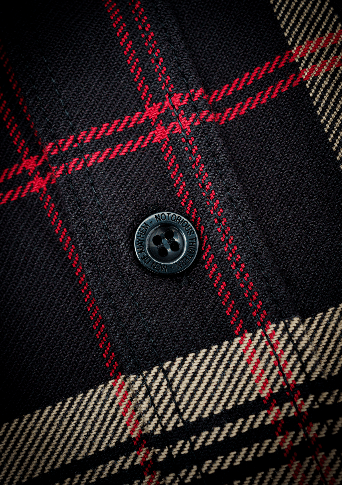 Flanellhemd Bourbon / Heavy D. - MEN OF MAYHEM - ALAIKO - EXCHANGES - MM - M - 1060 - FH - BB - Flanellhemd - Hemden