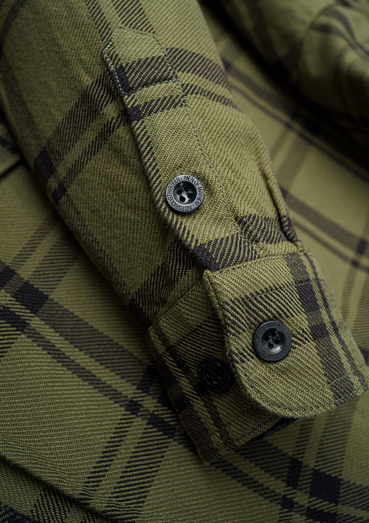 Flanellhemd Badlands / Heavy D. - MEN OF MAYHEM - ALAIKO - EXCHANGES - MM - M - 1060 - FH - BL - Flanellhemd - Hemden